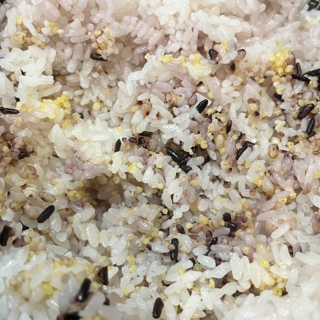 黒米入り雑穀ご飯